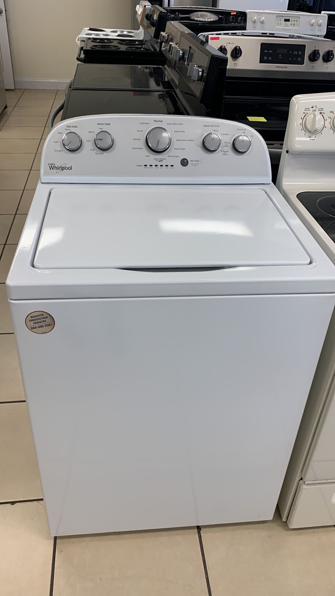 WHIRLPOOL TOP LOAD WASHER