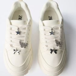 Zara Thick- Sole Sneakers with Charms