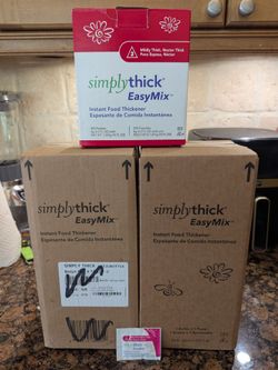 Simply thick beverage thickener, 55 oz bottle