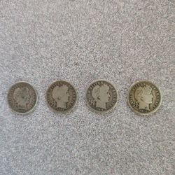 For 90% Silver Barber Dimes