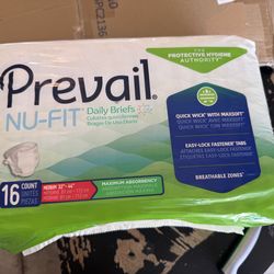 Prevail. NU-FIT • Daily adult diapers - size medium