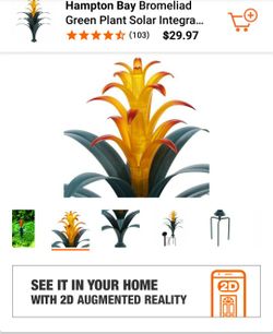 Solar Tropical Garden Decor
