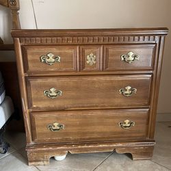 2 Small Vintage Wooden Dressers