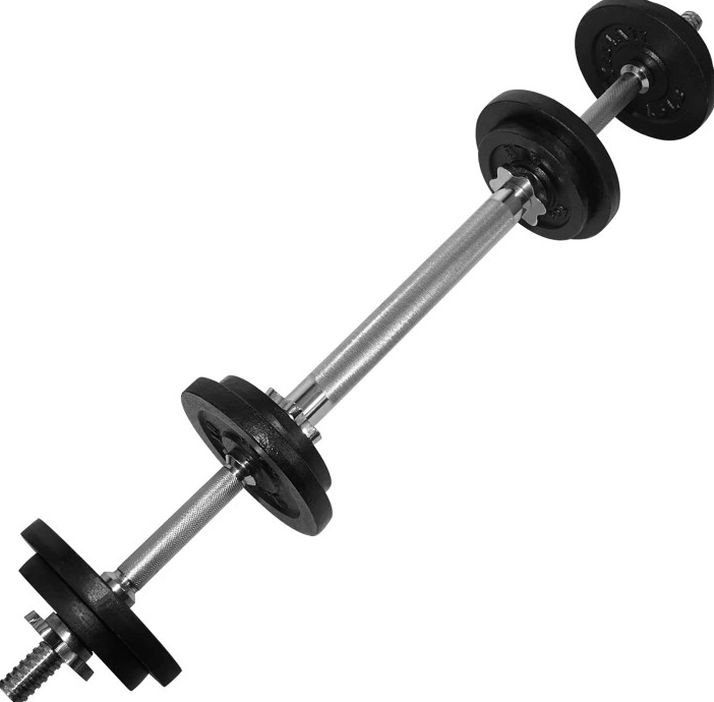 Yes4All Adjustable Dumbbells with Bar Connector – 50lb Dumbbell Weights (25 lb x 2),+ Connector