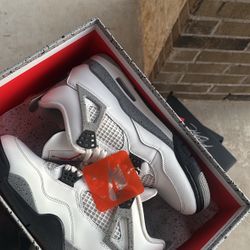 White Cement Jordan 4s