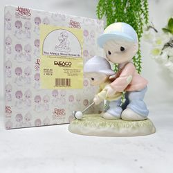 Precious Moments “You Always Stand Behind Me” #492140 – 6” Tall, 4.5” Wide
