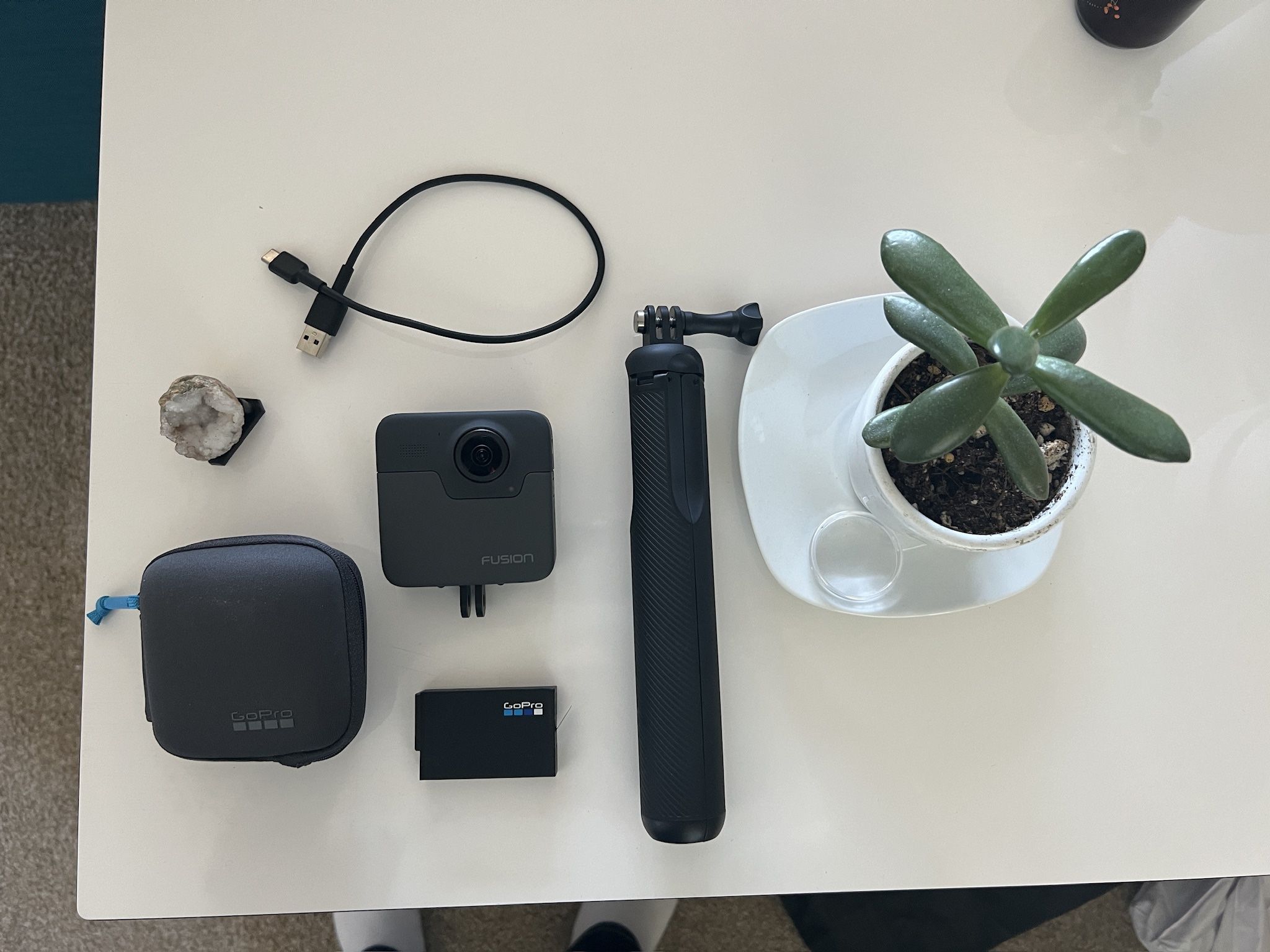 GoPro Fusion 360 Camera With Accessories