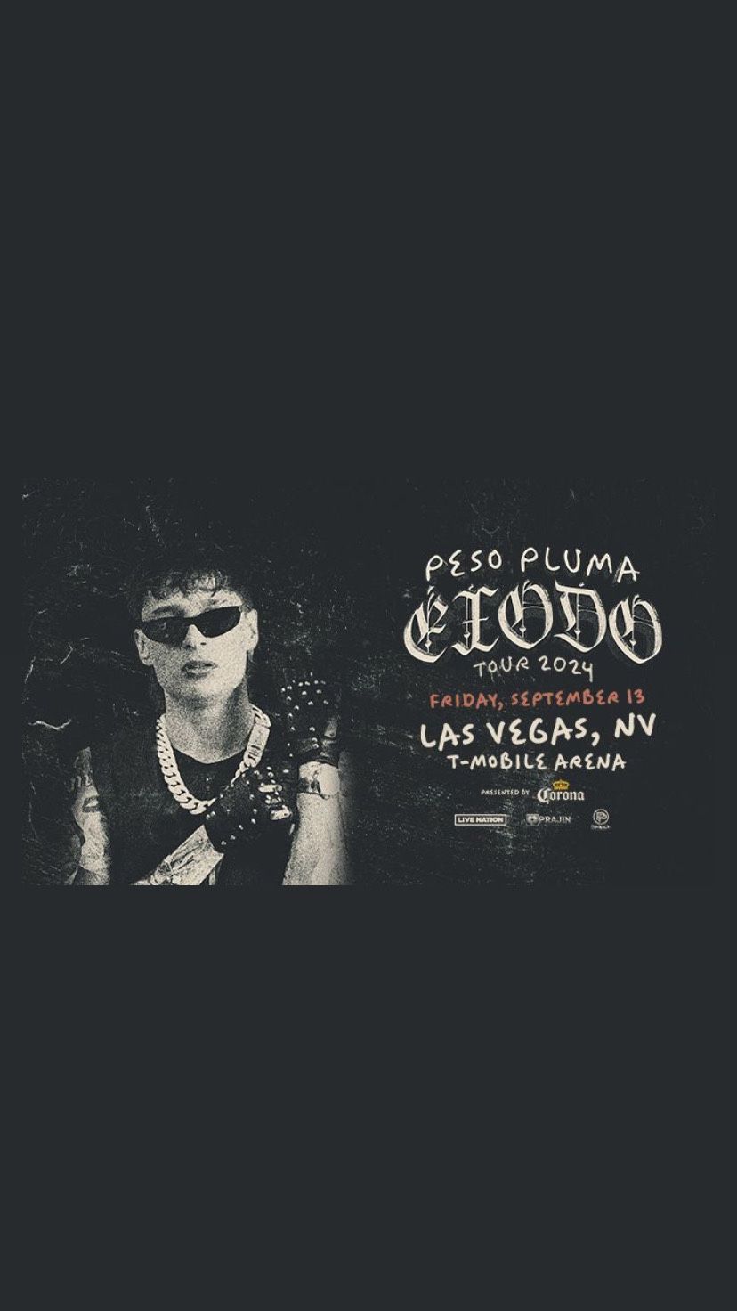 Peso Pluma Exodo Tour Tickets In Las Vegas