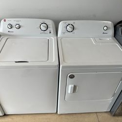 Washer and dryer set Amana top load 