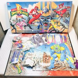 Vintage 1993 Mighty Morphin Power Rangers Board Game 