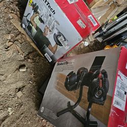 Bowflex Dumbells 5-52 With Stand 