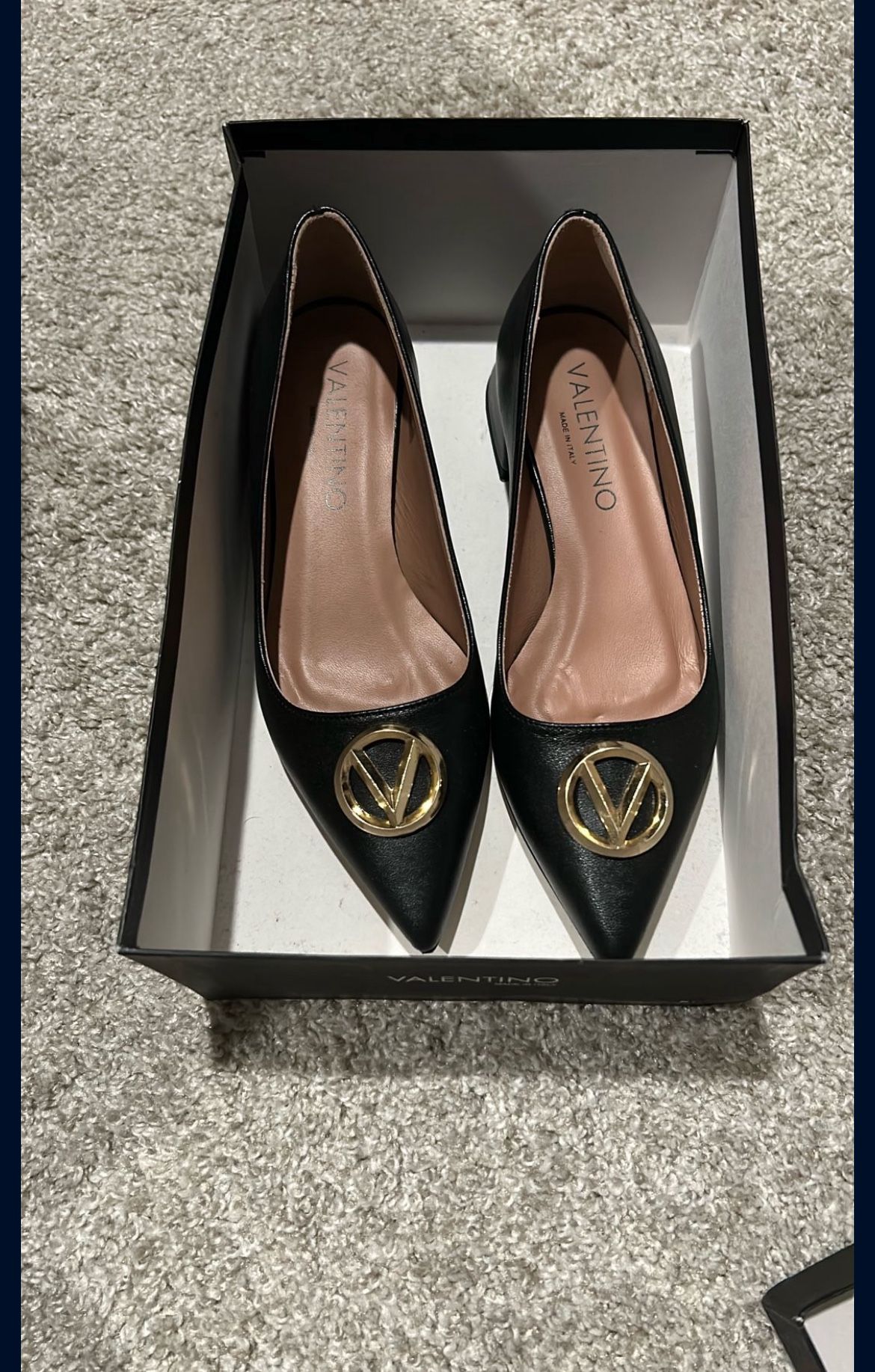 Valentino Black Shoes New Size 6
