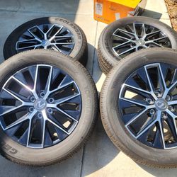 5x New 2025 LEXUS GX550 20" WHEELS RIMS TIRES TOYOTA 4RUNNER TACOMA LAND CRUISER  Tundra SEQUOIA 