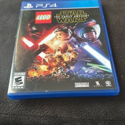 Star Wars, the force awakens Lego PS4 game good condition