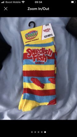 Swedish Fish Socks 