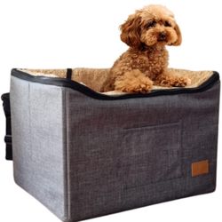 Brand new Dog Car Seat Booster with Two Tether, Suitable for Small Dog, For summer and Winter