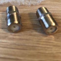 Coaxial Cable Connector (F to F), Set of 2