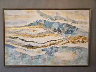 42" x 62" wall abstract art