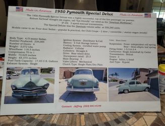 1950 Plymouth Special Deluxe 4-Door Sedan