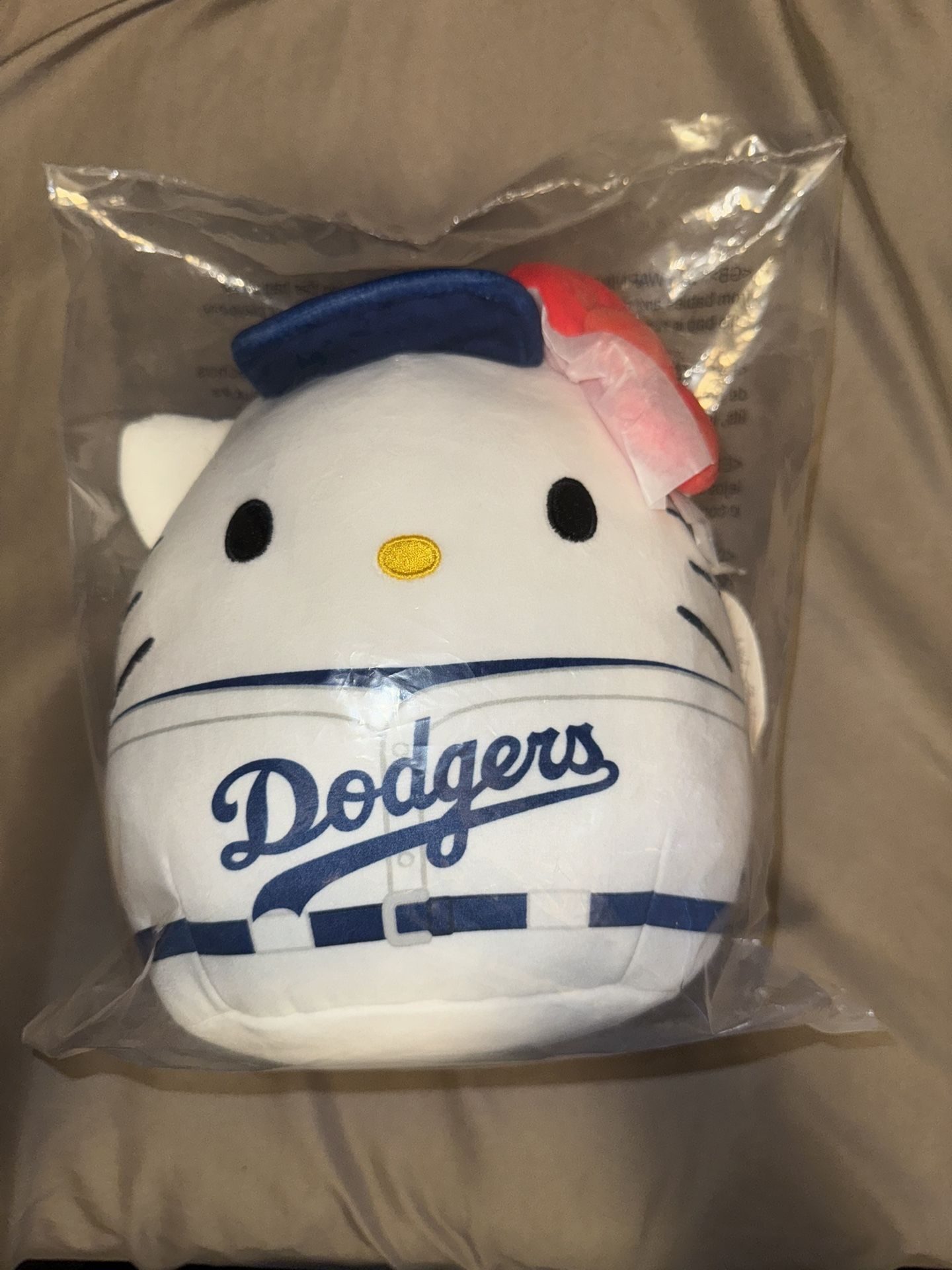 LA Dodgers Hello Kitty Squishmallow Plush