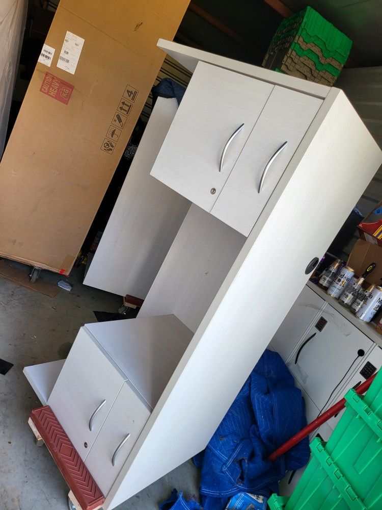 White Office Desk Good Condition