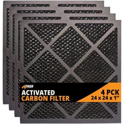 HEPA 500  24x24x1 Activated Carbon Filter- Pack Of 4