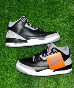 Jordan 3 “Black cement” size 8