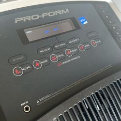 Pro-form treadmill, CHP 2.6  , sport 5.5