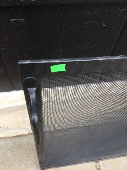 Blacksmith made Freestanding Fire Screen