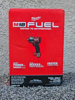 Milwaukee M18 FUEL Gen-2 18V Lithium-Ion Brushless Cordless Mid Torque 1/2 in. Impact Wrench w/Friction Ring (Tool-Only) Brand New