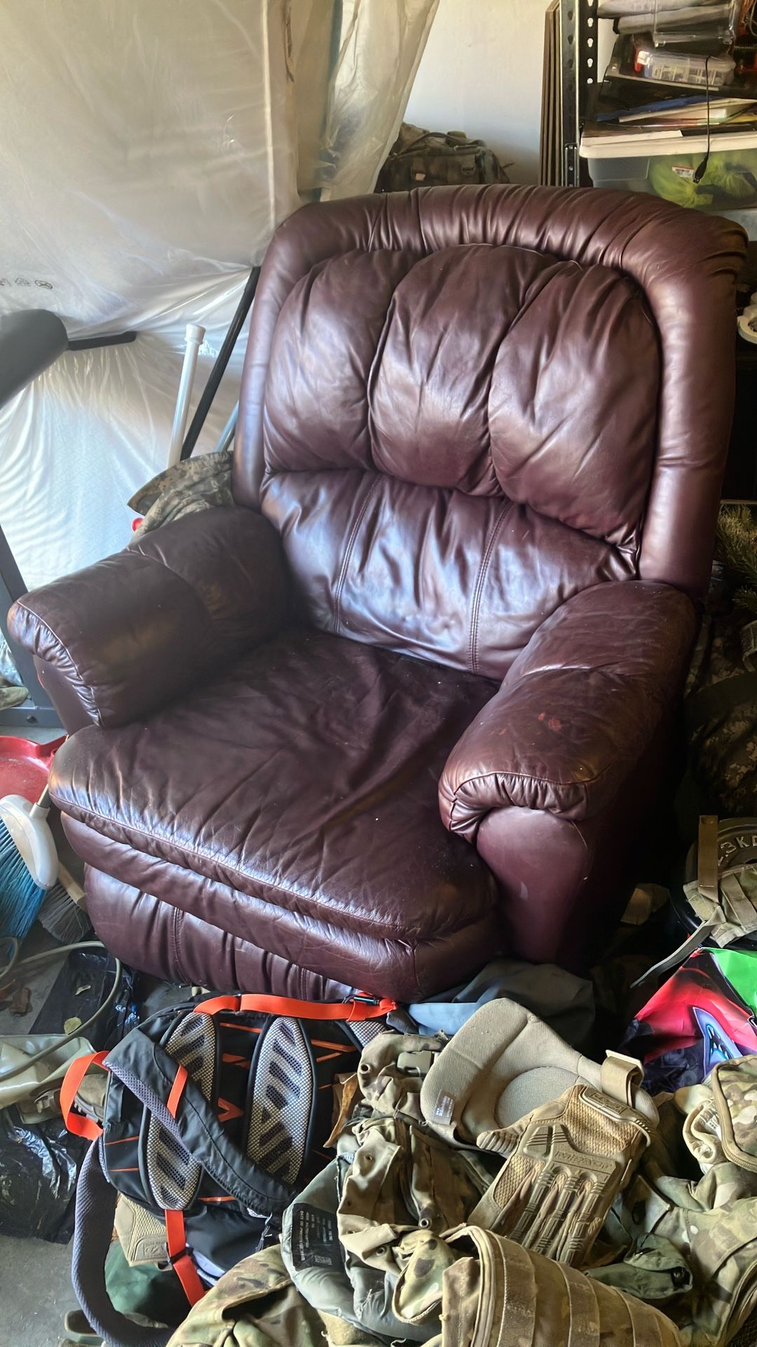 Leather Couch Recliner
