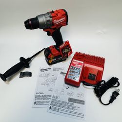 🔥 Milwaukee FUEL M18 Hammer Drill + 5.0Ah Battery + M18 & M12 Charger 