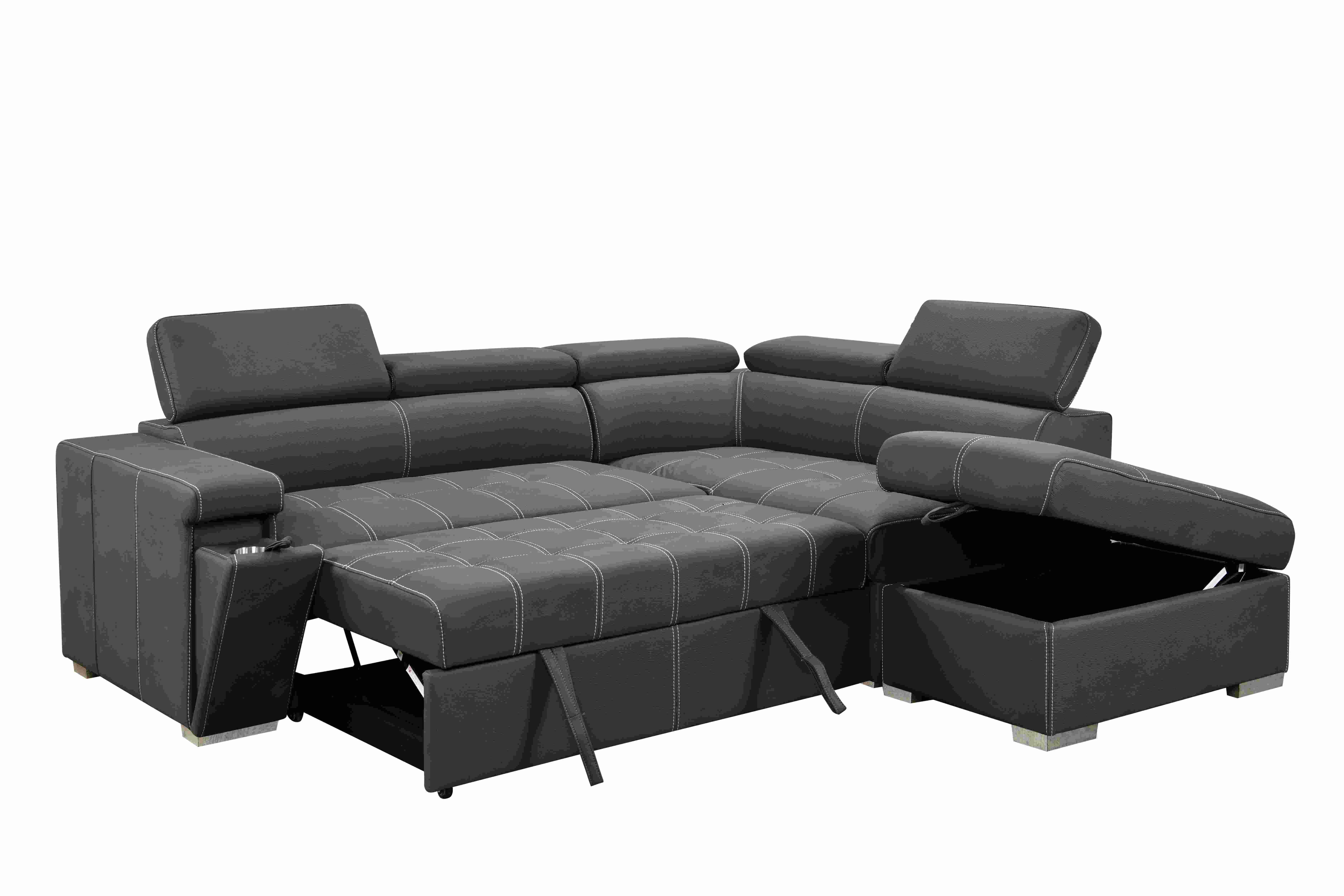 Modern in Convertible Sofa Bed with Pull Out Bed and