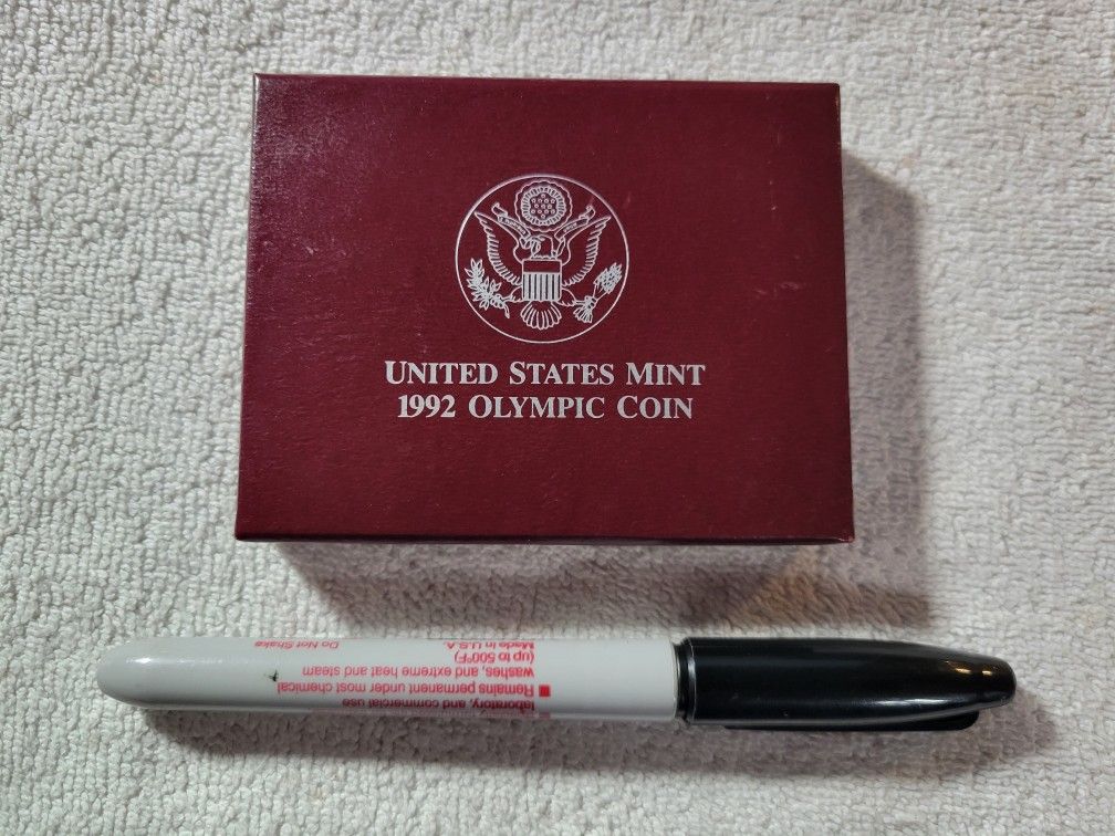 1992 P US Mint Barcelona Olympic Proof Coin, Clad