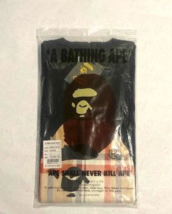 Bape x burberry tee