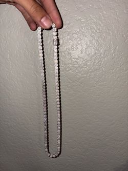 Moissanite tennis chain