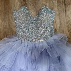 Prom dress size 0 in periwinkle