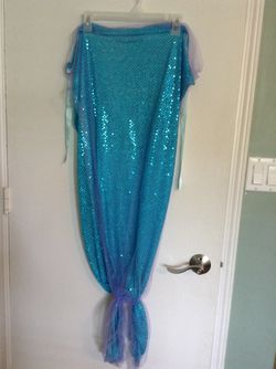 Mermaid tail, tie on, perfect for dress up / wheelchair