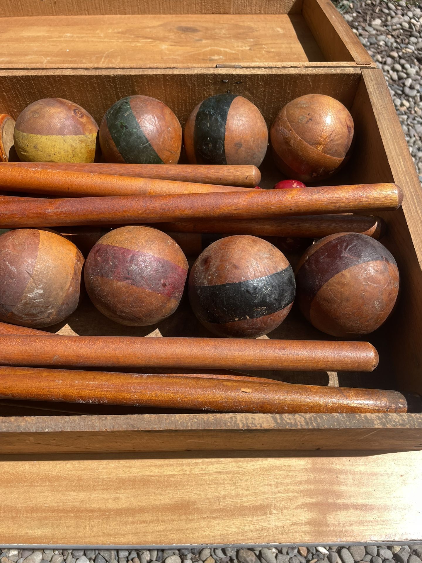 Vintage 1915 Croquet Set