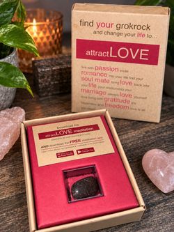 Grokrock Attract LOVE Garnet Stone