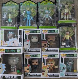 2017 Rick and Morty figures and pops