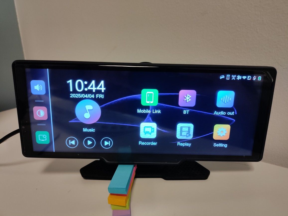 Wireless CarPlay/Android Auto Dash Screen + Dash Cam + Backup Camera