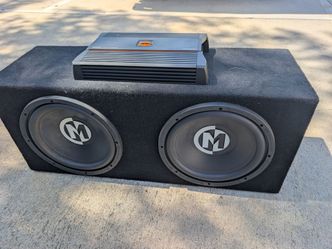 Memphis audio speakers with  box + amp