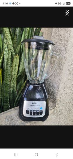 Oster 4 Speed duralast classic Blender glass pitcher Black 6 Cups