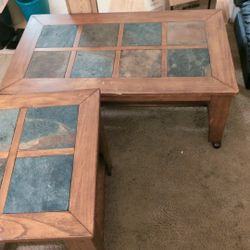 Coffee Table And End Table Set