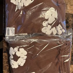 Denim Tears Brown Hoodie And Joggers 