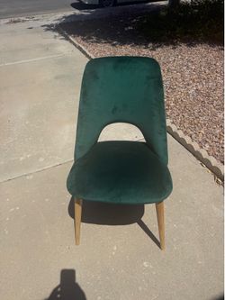 Green Velvet Chair
