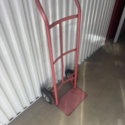 standard red steel hand truck