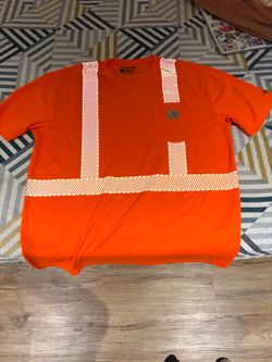 Large Carhartt hi vis short sleeve