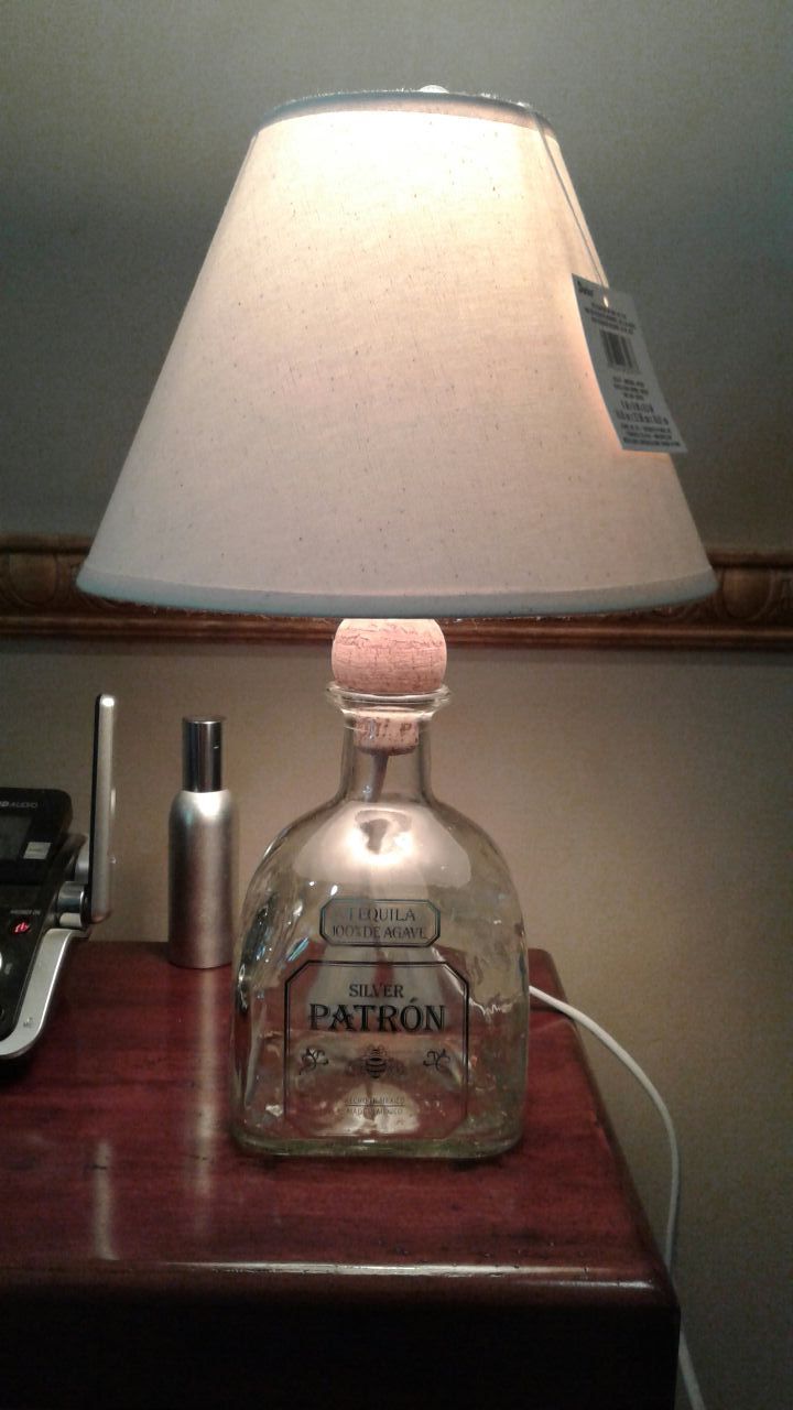 Patron Silver Table/ Desk Lamp